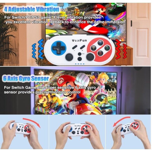 Mando inalámbrico retro para Switch y más - Imagen 4