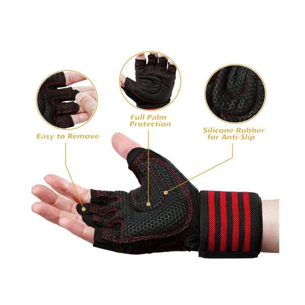 Guantes de gimnasio Zyxformis - Talla L - Imagen 2