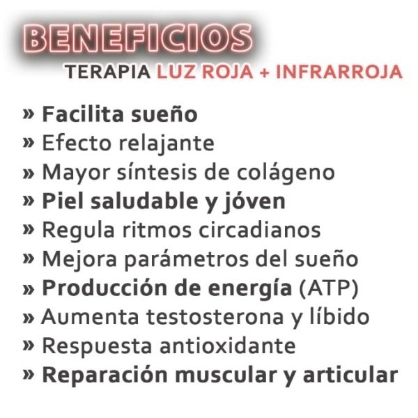 Lámpara luz roja e infrarroja para descanso y bienestar - Imagen 3