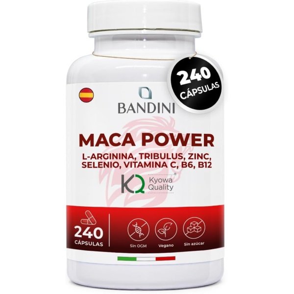 Maca Power 240 cápsulas - Energía y Vitalidad