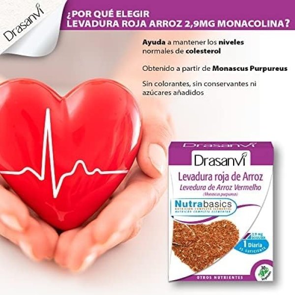 Levadura Roja de Arroz Drasanvi - Colesterol y Salud - Imagen 2