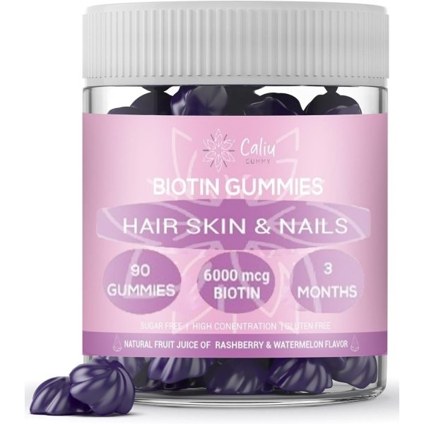 Gominolas CALIU GUMMY Biotina – Cabello, Piel y Uñas Perfectas