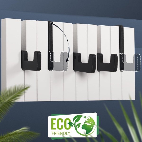Perchero de Pared Piano - Diseño Infantil y Elegante - Imagen 3