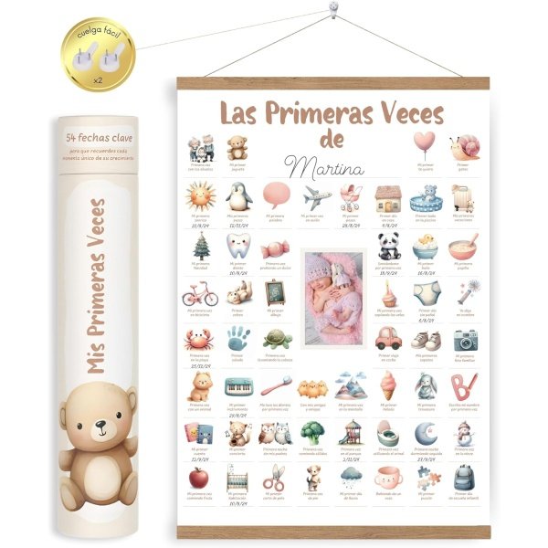 Póster Primer Año Bebé – Recuerdos Inolvidables - Imagen 2