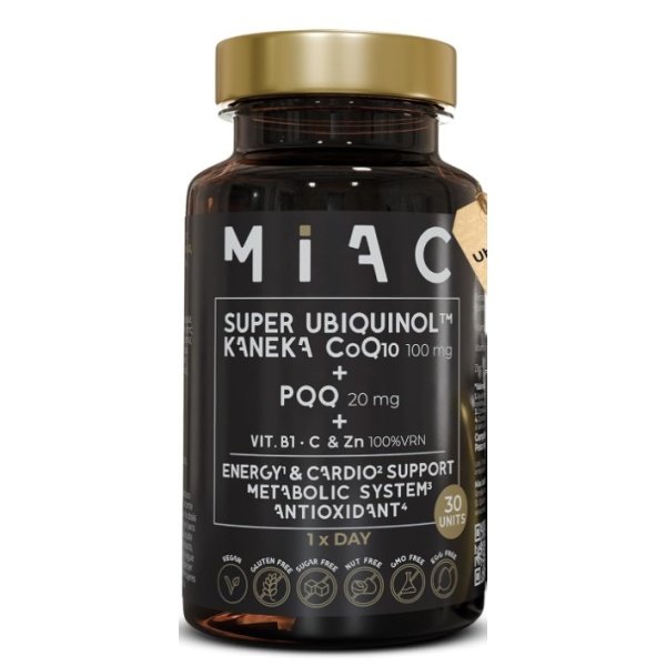 Energía y Vitalidad con CoQ10, Ubiquinol y PQQ