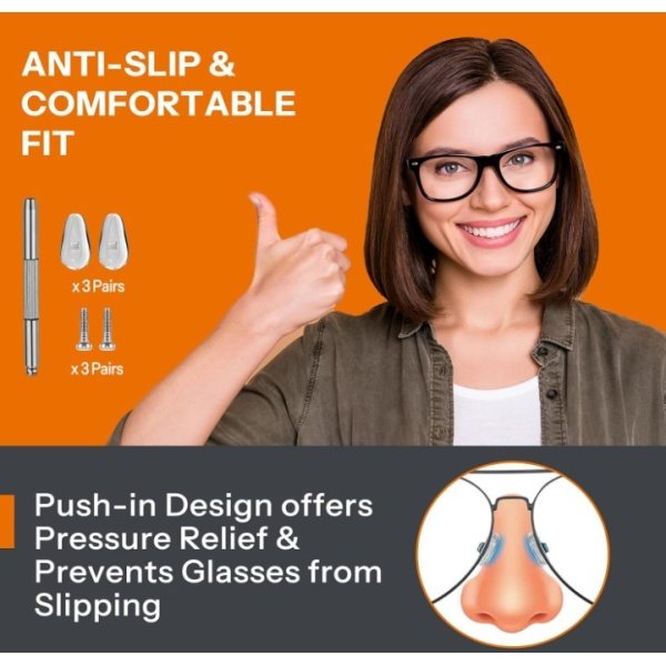 Kit 8 en 1 para Gafas: Limpieza y Reparación Profesional - Imagen 2