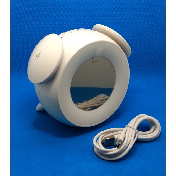 Despertador LED con Luz Ambiental y Doble Alarma - Imagen 3