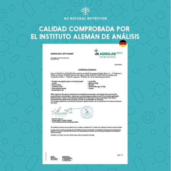 Symbiotics Pro & Prebióticos 40 mil millones UFC - Imagen 2
