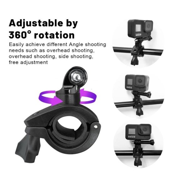 Soporte 3 en 1 para GoPro – Manillar, Cabeza y Sombrero - Imagen 3