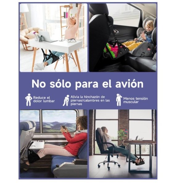 Hamaca Reposapiés Moman – 2 hamacas - Imagen 4