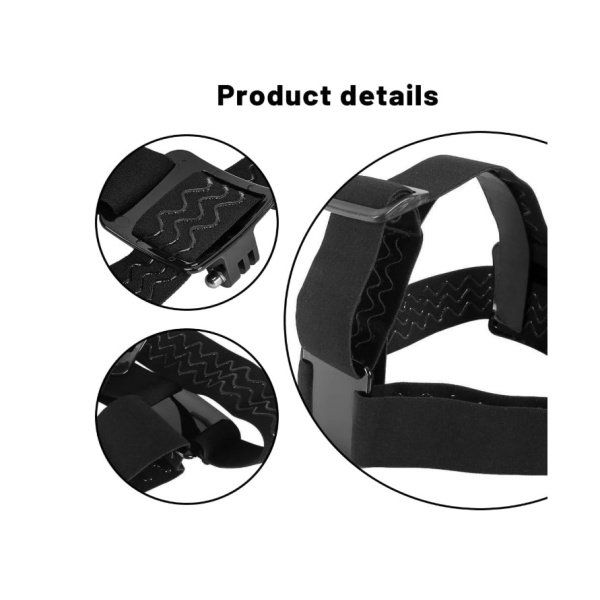 Soporte 3 en 1 para GoPro – Manillar, Cabeza y Sombrero - Imagen 5