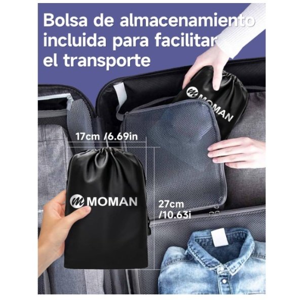 Hamaca Reposapiés Moman – 2 hamacas - Imagen 5
