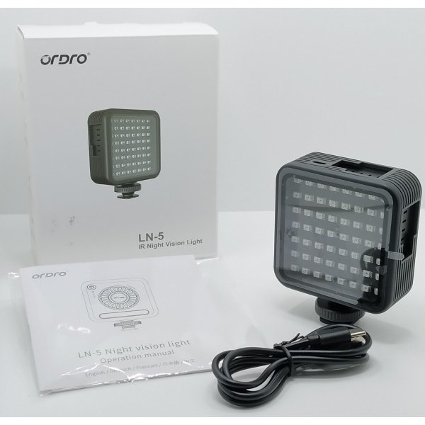 Luz infrarroja ORDRO LN-5 para visión nocturna - Imagen 2