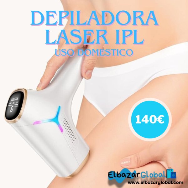 Depiladora Lase IPL - Tecnología de Doble Pulso