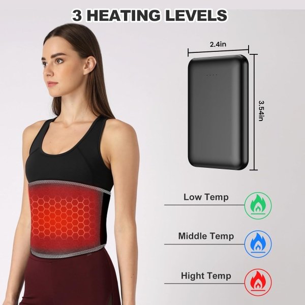 Manta térmica lumbar - Inalámbrica con batería - Imagen 4