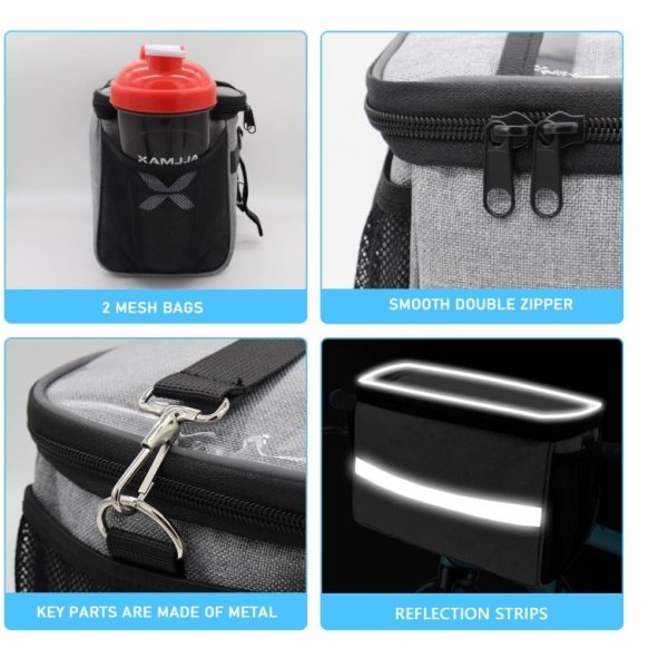 Bolsa Manillar 5L 3 en 1: Soporte Móvil + Nevera + Bandolera - Imagen 4