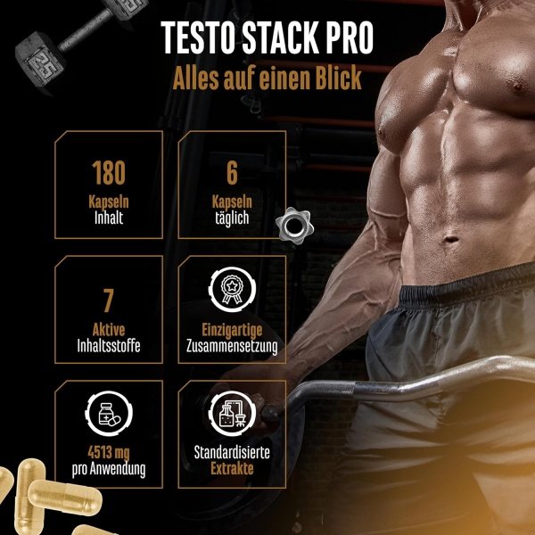 Potente Testo Stack Pro – Máxima fuerza natural - Imagen 2