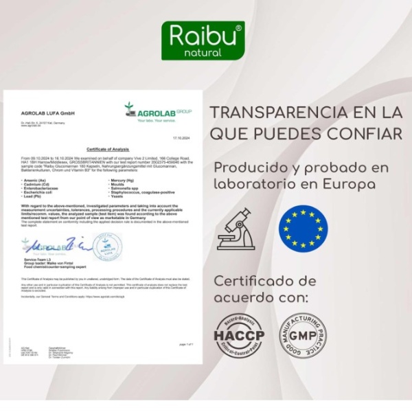 glucomanano 4100 mg plus – fibra saciante avanzada - Imagen 4