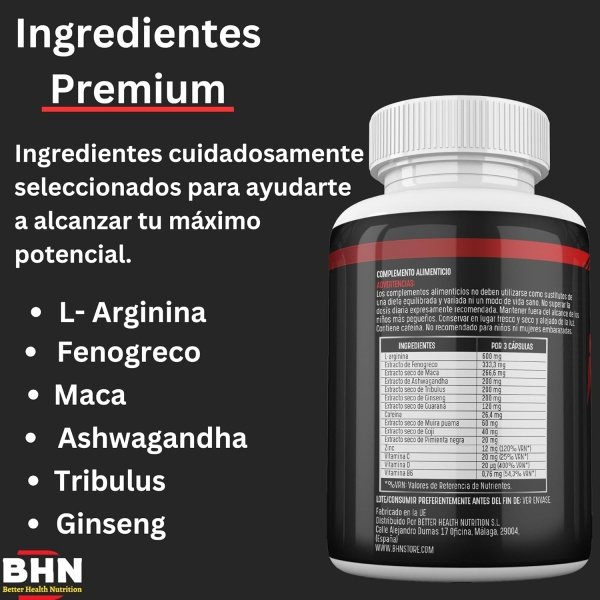 Potenciador Masculino Total BHN - Imagen 3