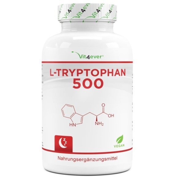 L-Triptófano Vegano 500 mg | Descanso Natural 8 Meses