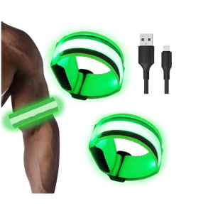 Brazalete LED Recargable (2 pack) – Visibilidad Total