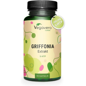Griffonia 5-HTP 200 mg – Apoyo Estado de Ánimo y Sueño 90 Cápsulas