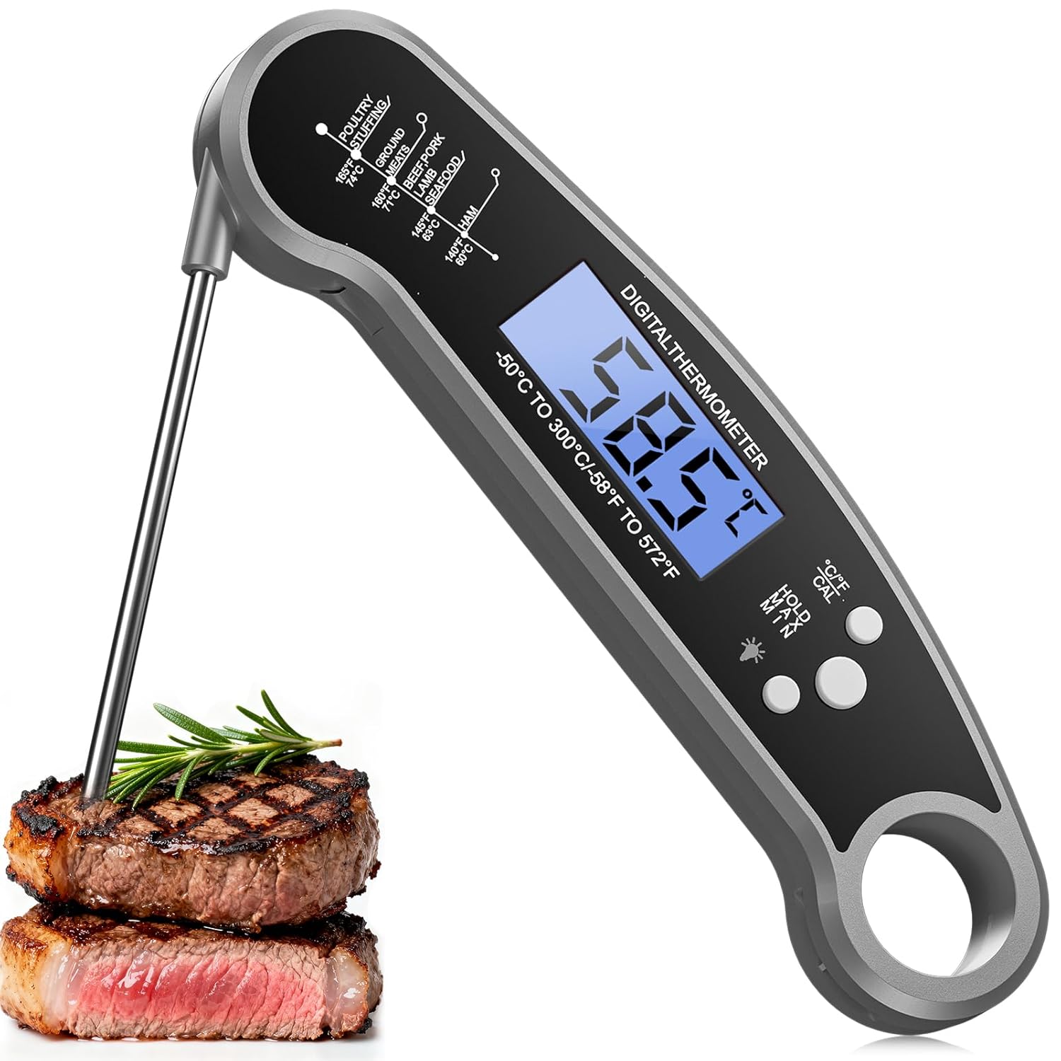 Termómetro Digital de Cocina Instantáneo BESROY - Imagen 4