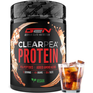 Proteína Vegana ClearPea con BCAA | Alta Proteína y Fácil Digestión (Cola, Melón Miel, Manzana Verde y Cereza)